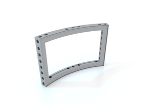 M-series Anodized Aluminum Curved Frame