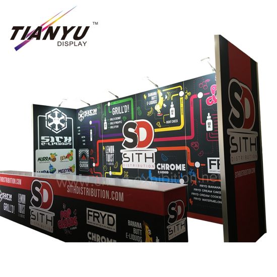 High Quality Exhibition Booth Building Materials Backdrop for 3m from