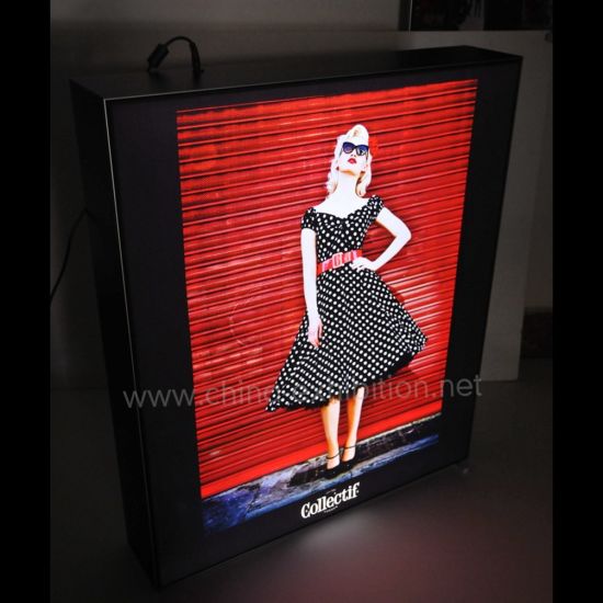 Hanging Aluminium Display Frames Lightbox Advertising LED Light Box for