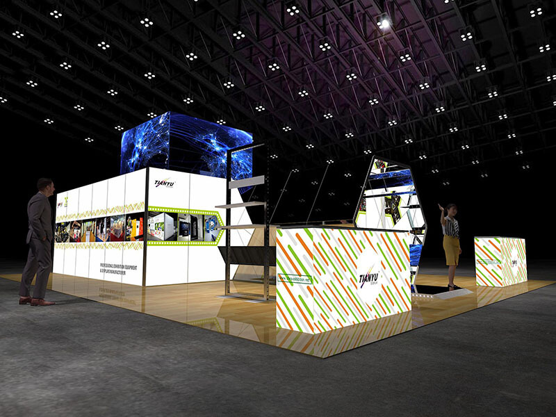 Wholesale TIANYU M Series System Used Trade Show Booth custom indoor led screen wall 