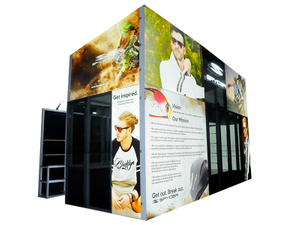 30x20ft Modern Standard custom backdrops Trade Show Exhibition Booth for Expo
