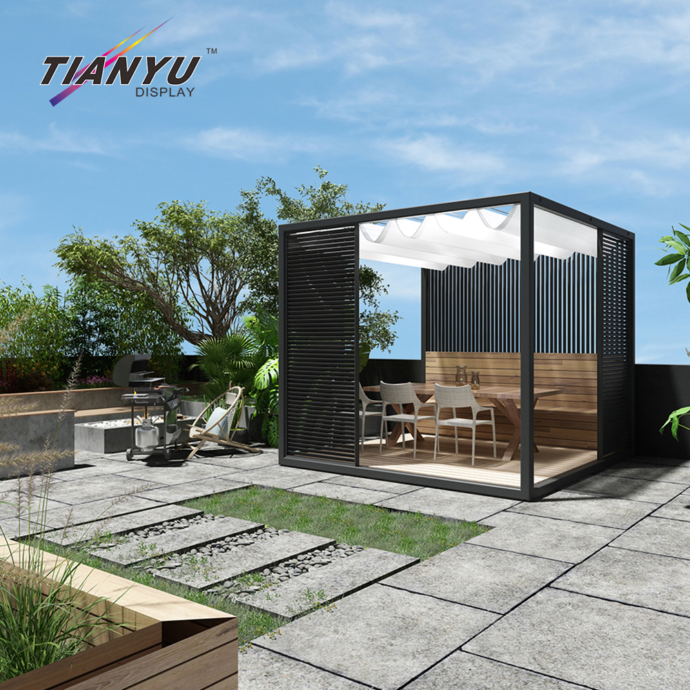 Aluminum 3 Season Outdoor With Bar Cheap Gazebos Enclosed Sunroom Rooms